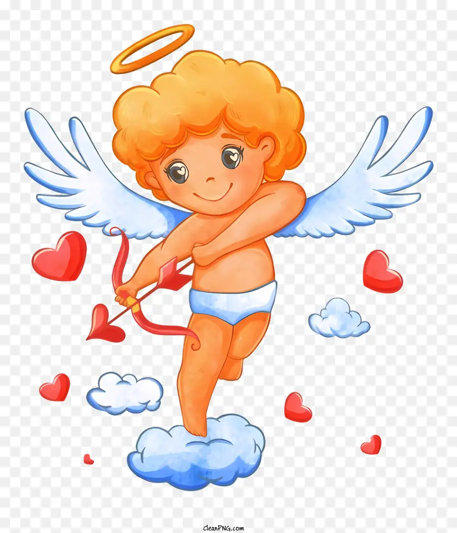 Cupidon，Dessin Animé Angel PNG