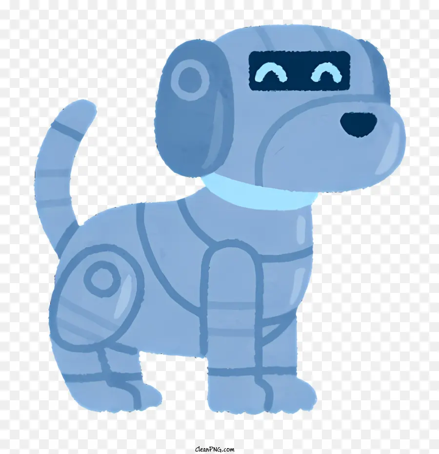 Chien Robot Bleu，Chien Robot Amical PNG