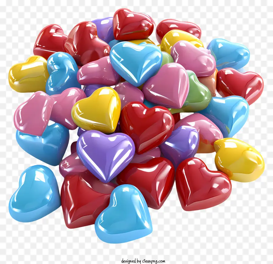 Bonbons En Forme De Cœur，Chocolates De La Saint Valentin PNG