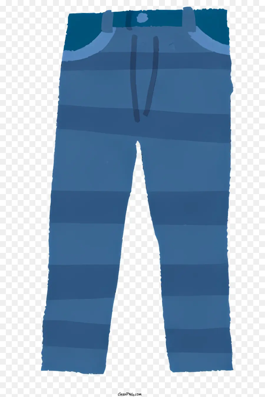 Pantalon De Pyjama，Pantalon à Rayures Bleu Et Blanc PNG