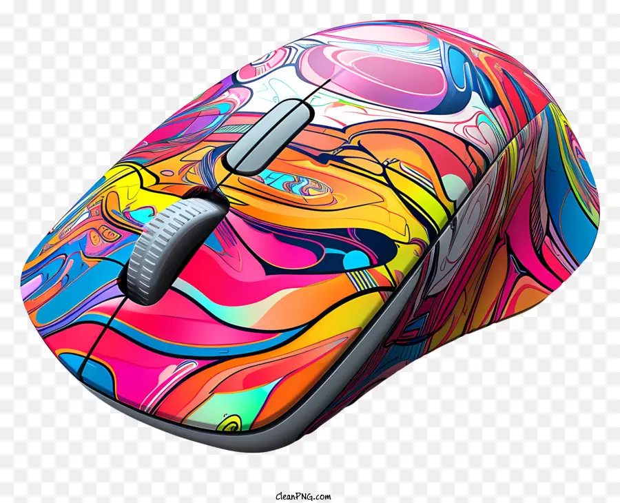 Souris Au Design Cool，Souris Colorée PNG