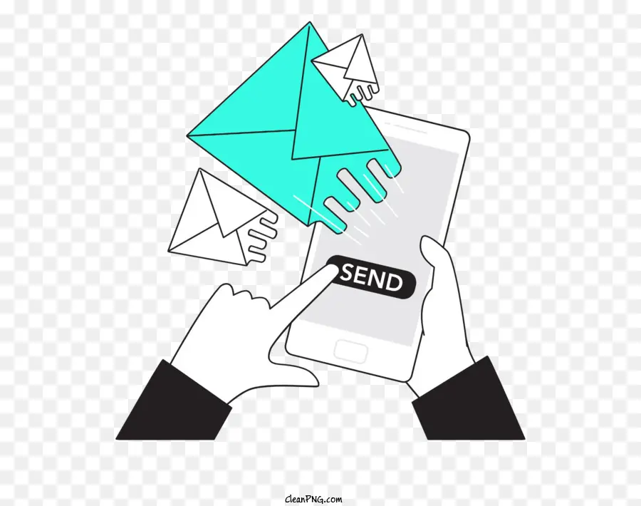 Messages Envoyés，E Mail PNG