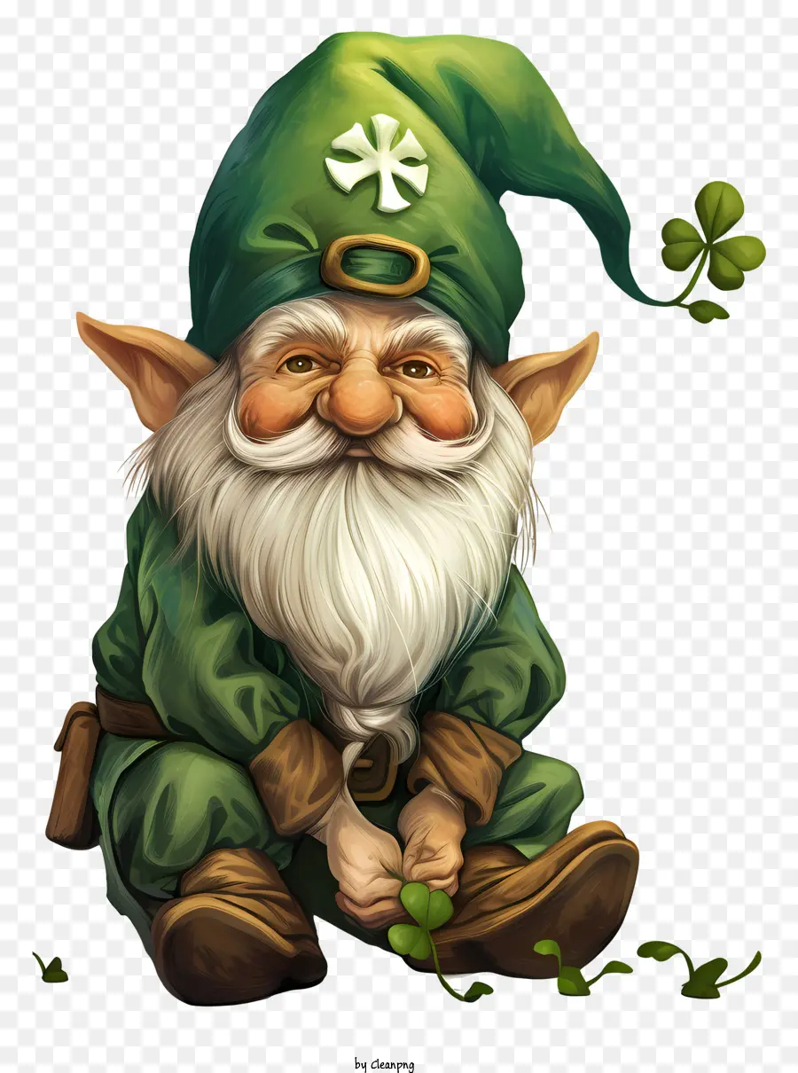 Gnome De La Saint Patrick，Joyeux Gnome PNG