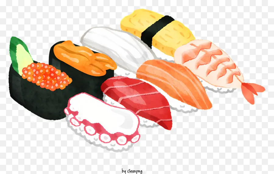 La Nourriture，Sushi PNG