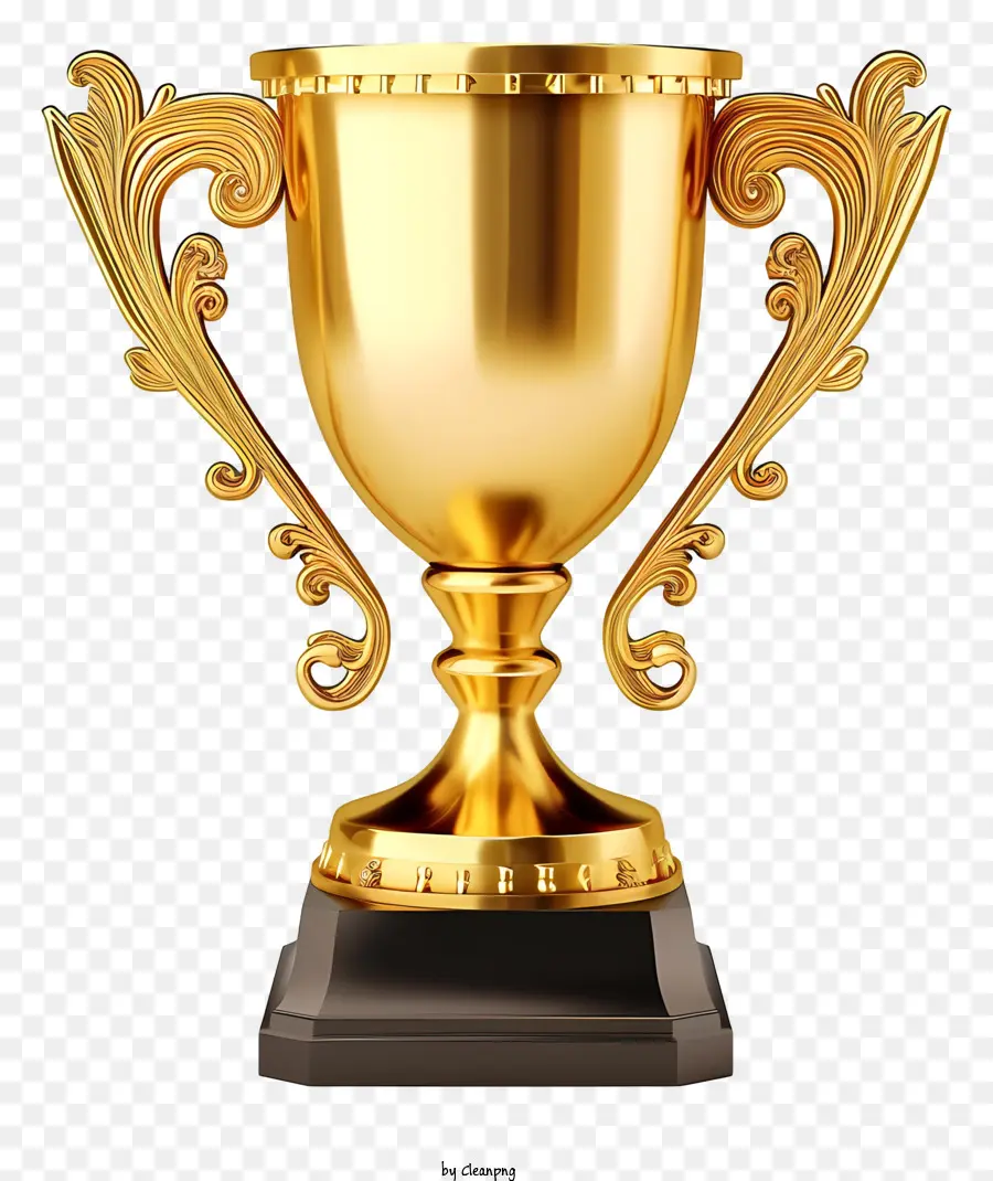 Golden Winner Cup，Trophée D'or PNG