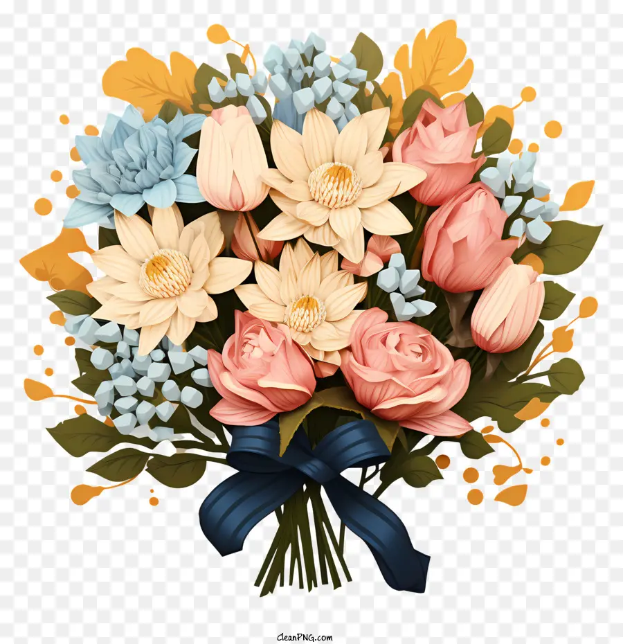 Arrangement Floral Plat，Bouquet PNG