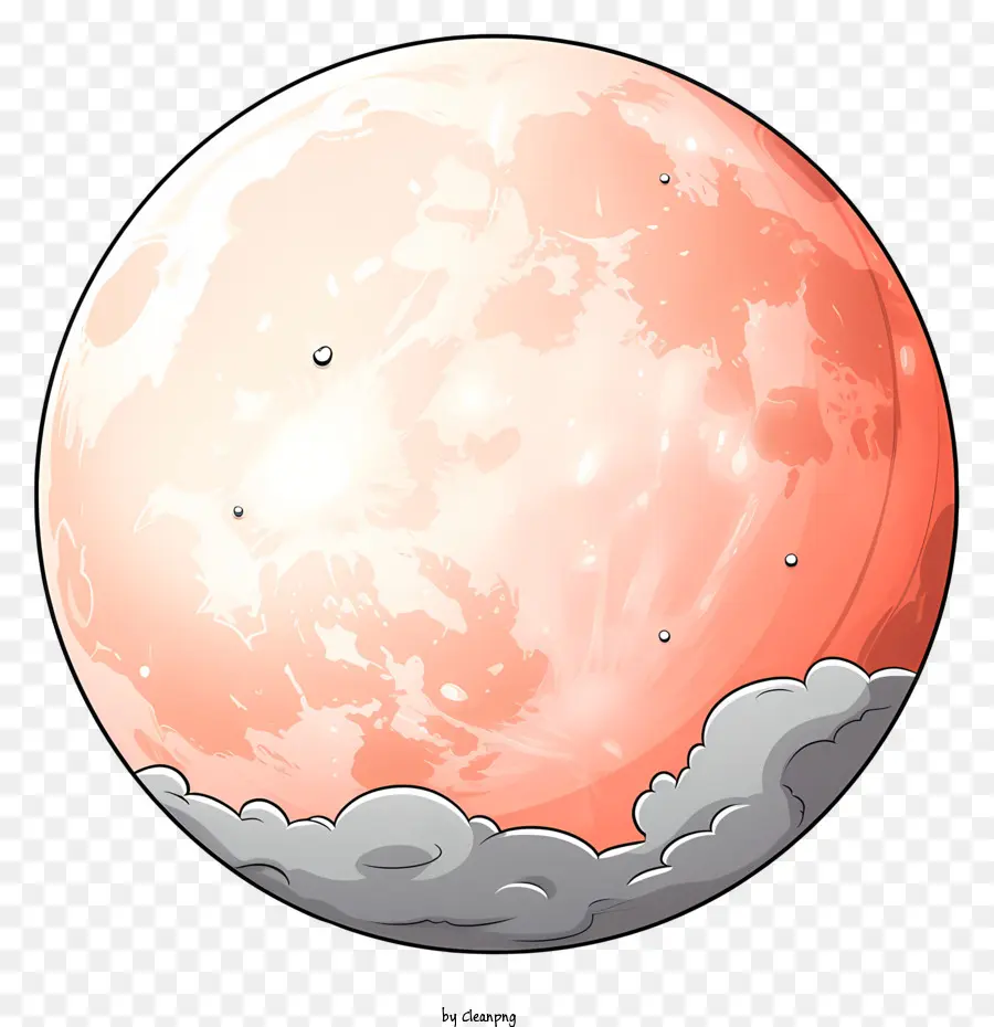 Full Moon Dessinée à La Main，Lune PNG