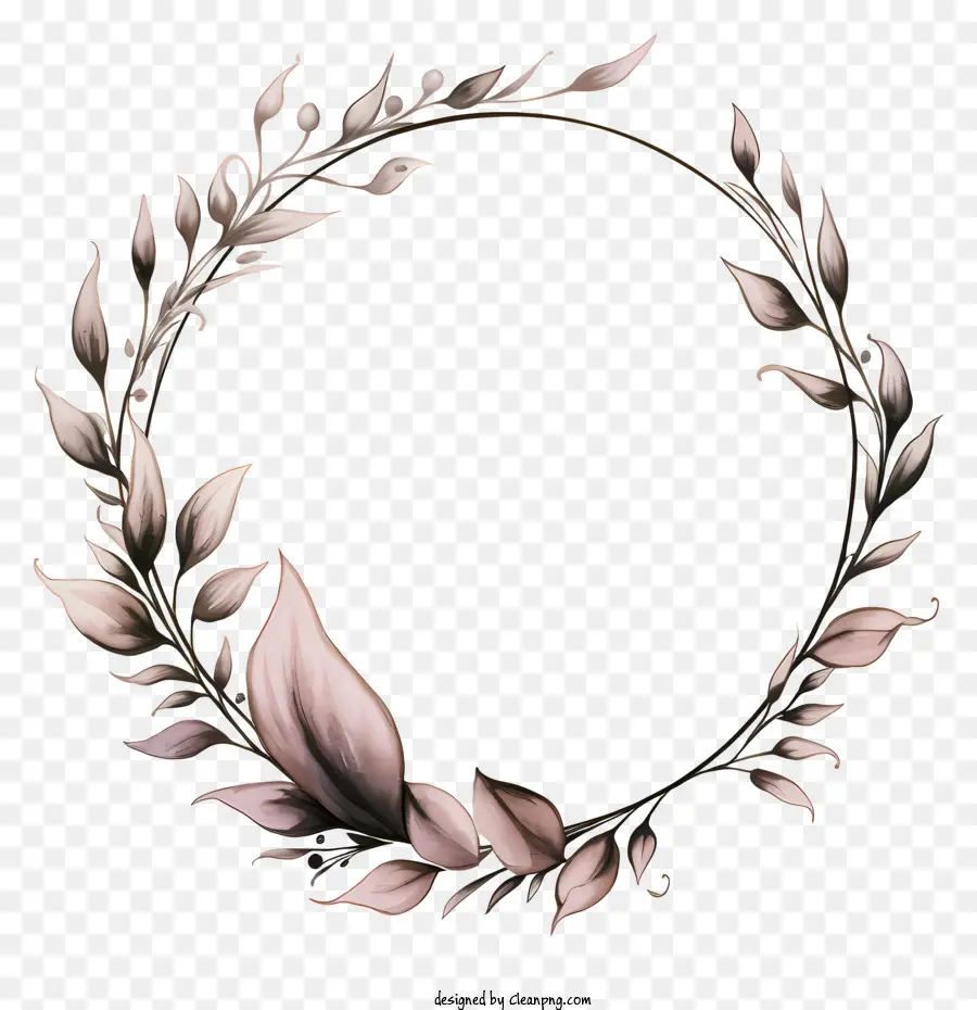 Sketch Round Frame，Couronne PNG