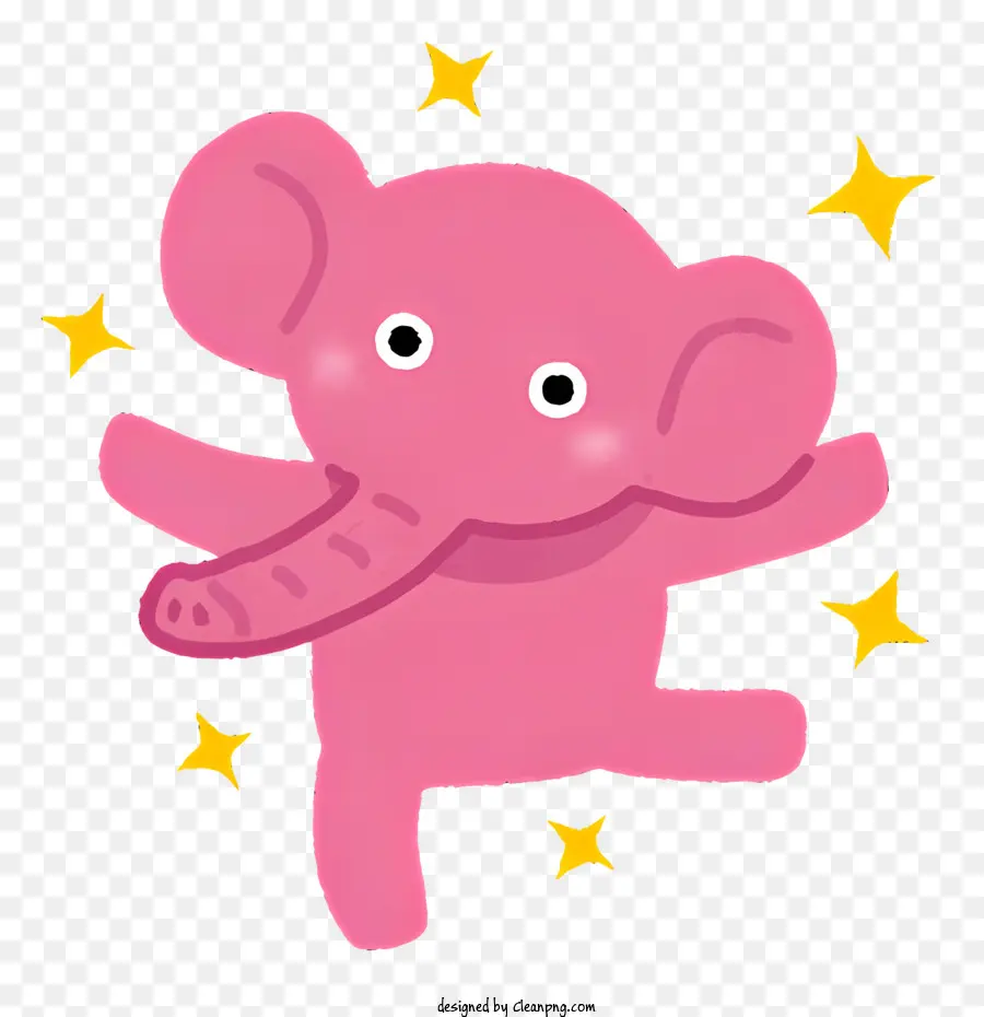 Icône，Éléphant Rose PNG