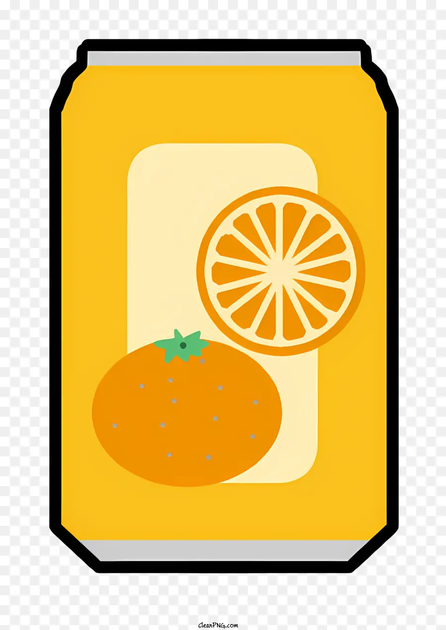 Soda à L'orange，Canette De Soda PNG