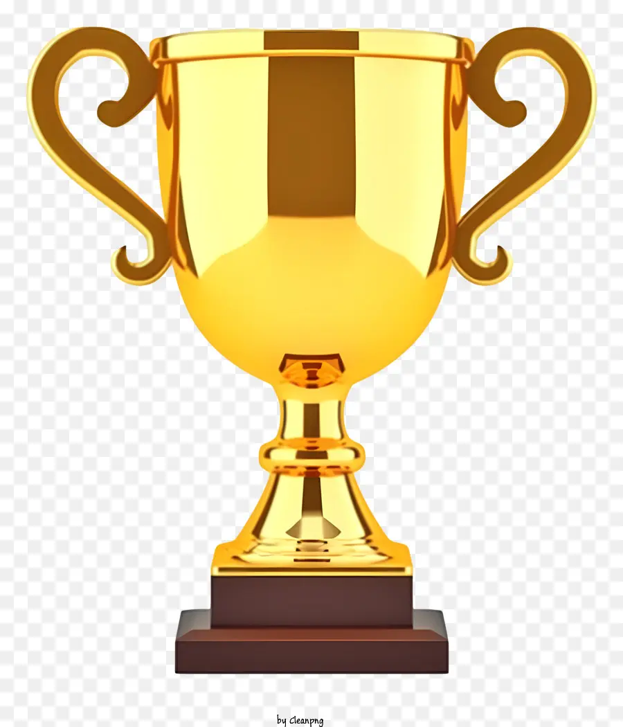 Golden Winner Cup，Trophée D'or PNG
