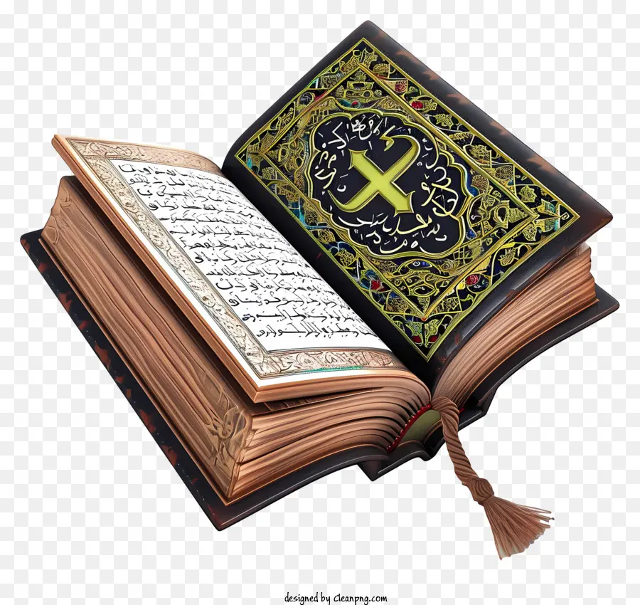 Livre Saint 3d Réaliste Du Coran，Coran PNG