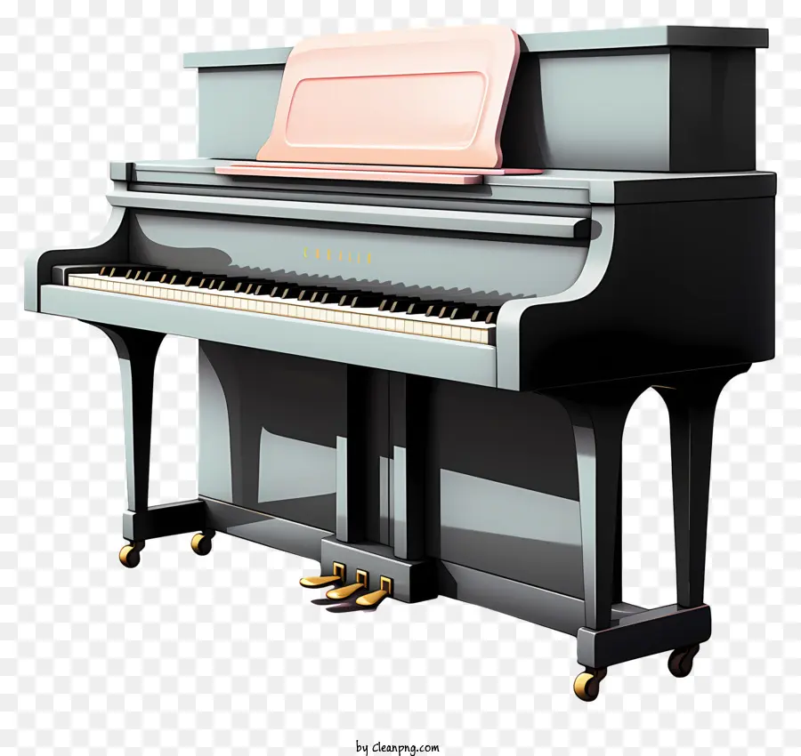 Piano Pastel，Plan PNG
