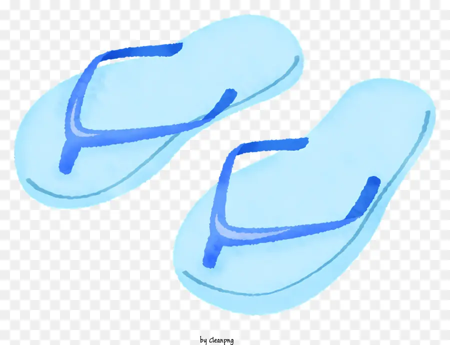 Sandales Bleues，Semee Blanche PNG
