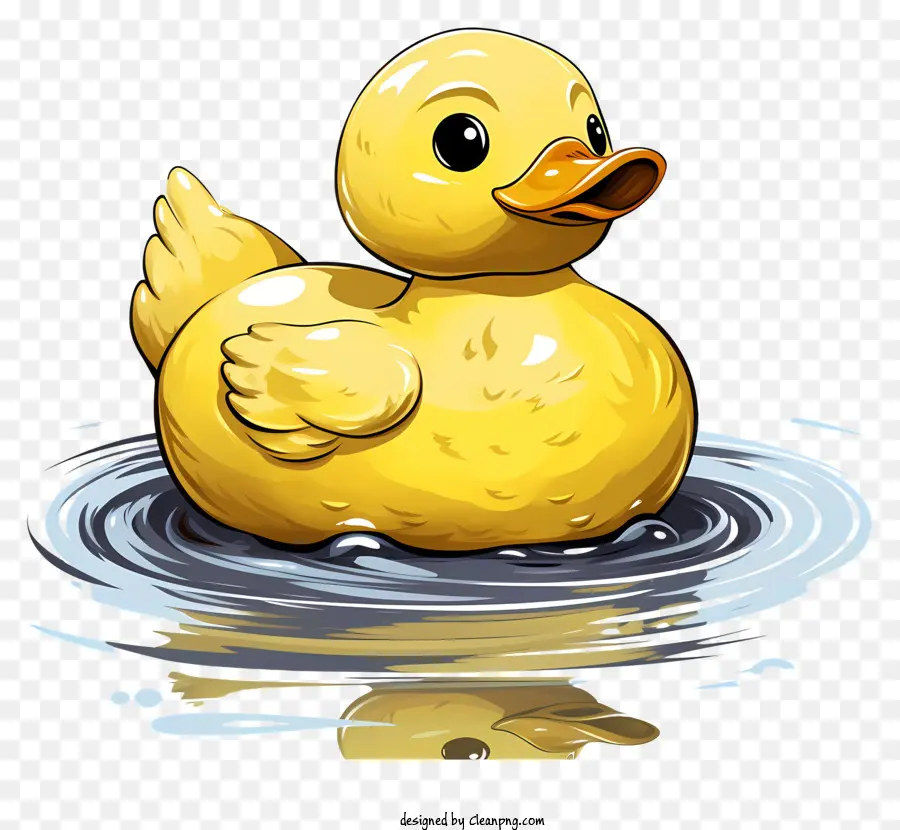 Canard En Caoutchouc De Style Croquis，Canard En Caoutchouc Jaune PNG