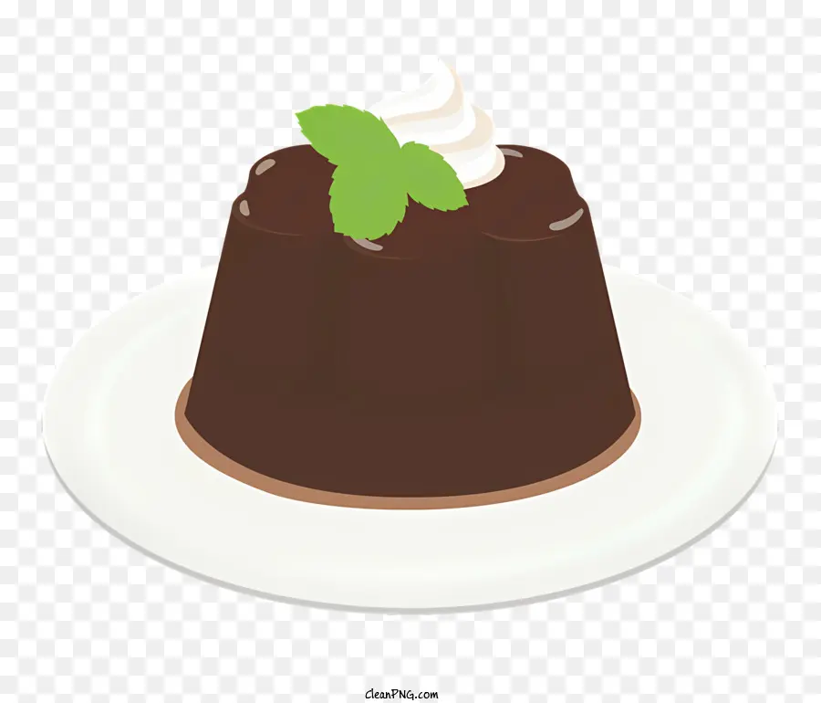 Nourriture，Pudding Au Chocolat PNG