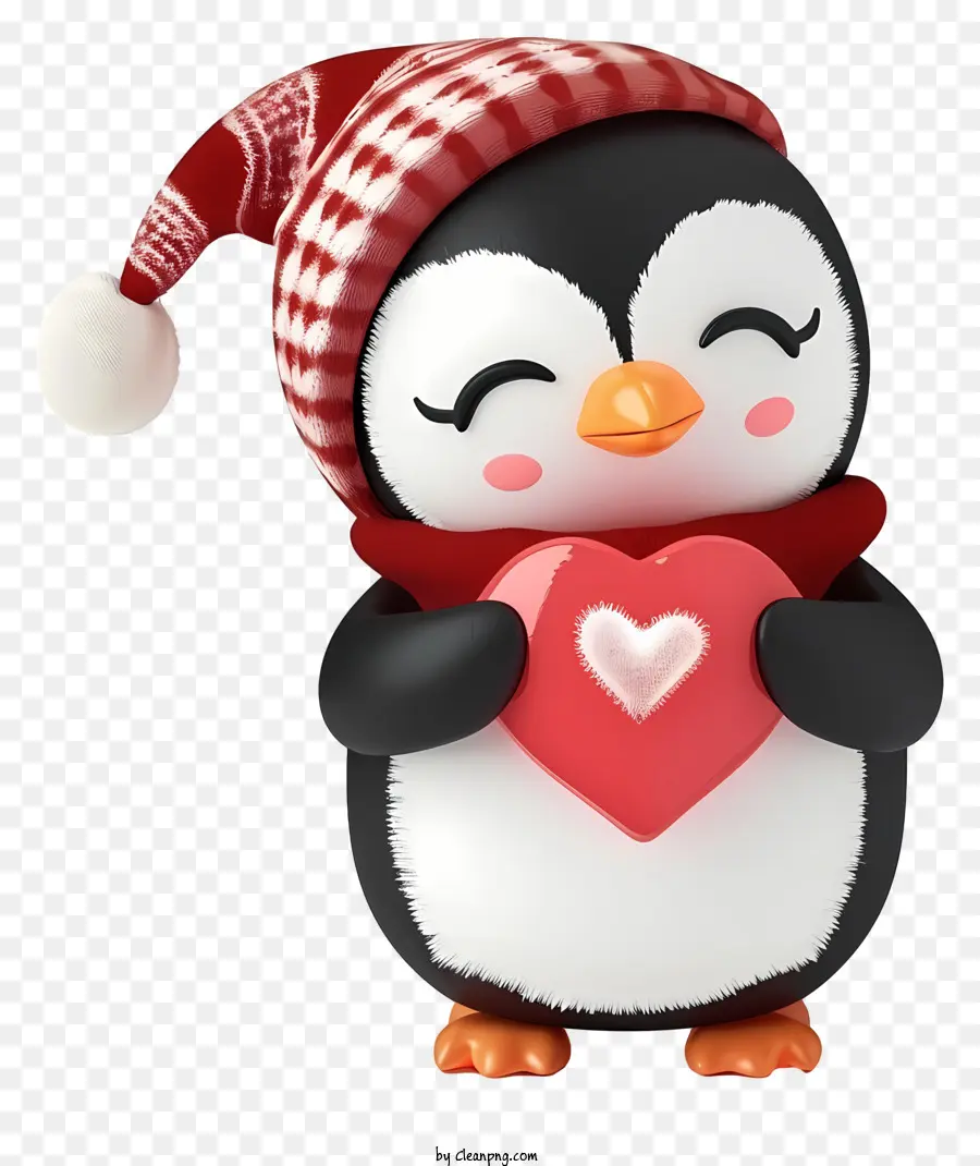 Icône De Pingouin De La Saint Valentin，Pingouin Avec Coeur PNG