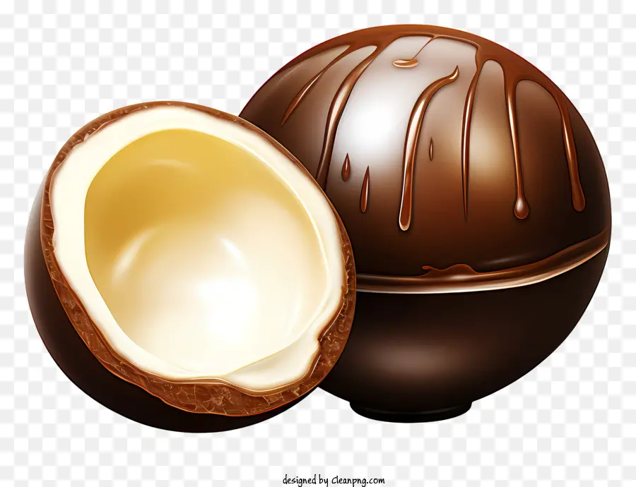 Croquis Boule De Chocolat，Chocolat PNG