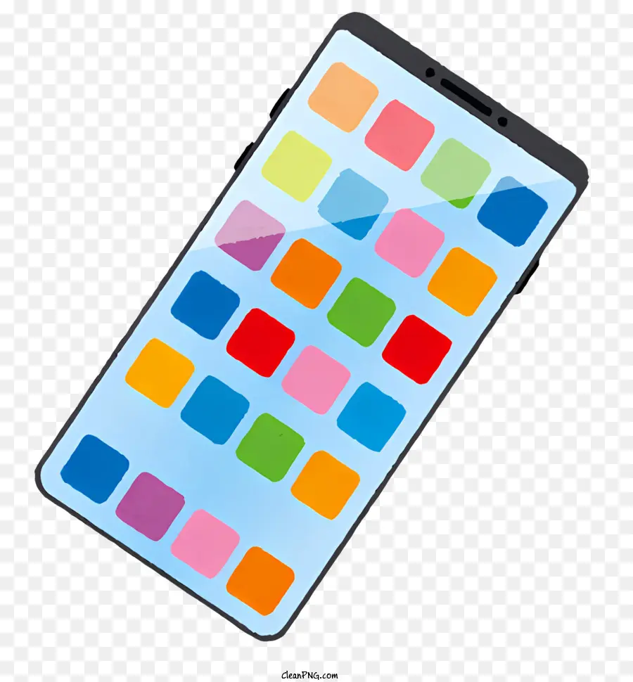 Smartphone，Smartphone Coloré PNG