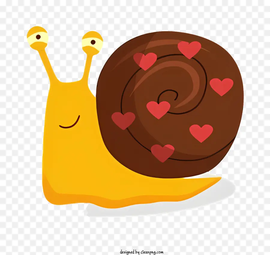 Escargot De Dessin Animé，Escargot Jaune PNG