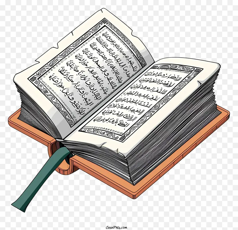 Doodle Livre Saint De Coran，Coran PNG