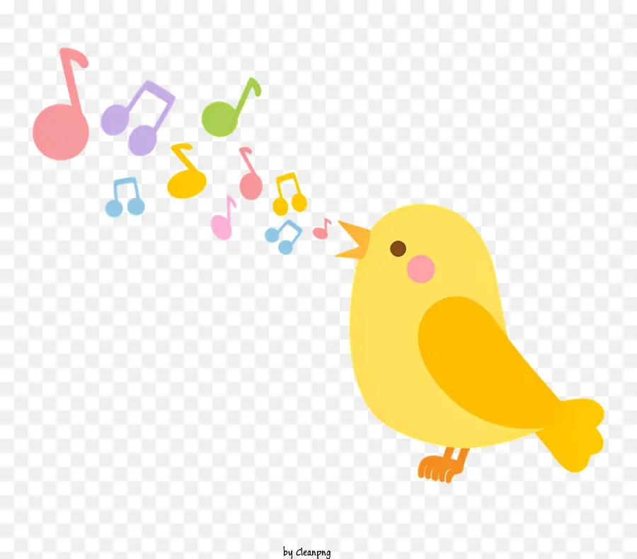 Musique，Oiseau Jaune PNG