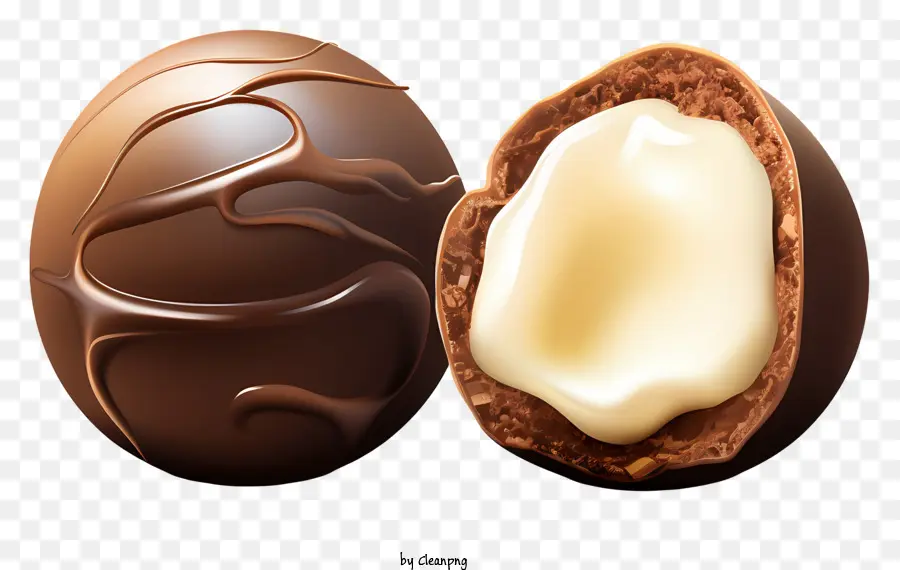 Sketch Au Chocolat Balle，Oeufs En Chocolat PNG