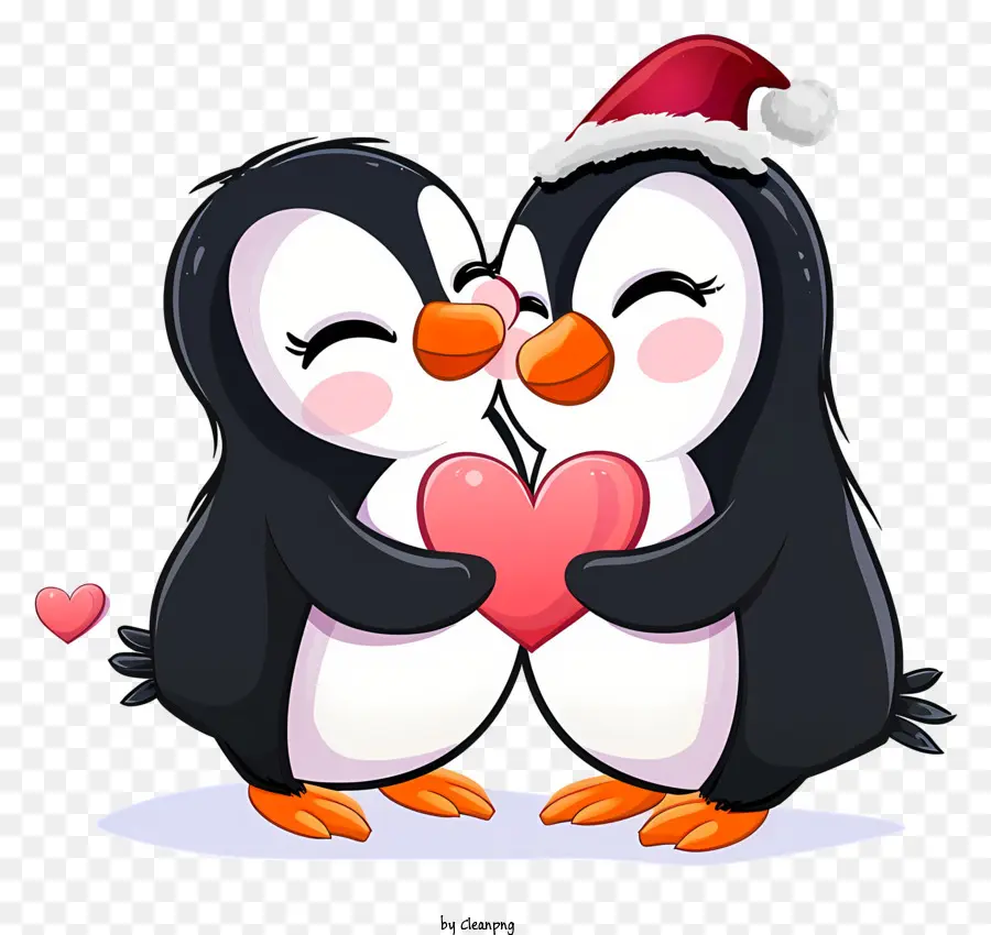 Dessin Animé Valentine Penguin，Les Pingouins PNG