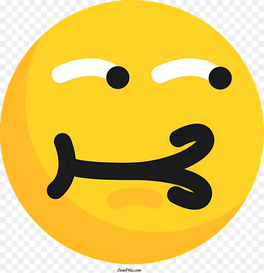 Icône D'émotion，Emoji Jaune PNG