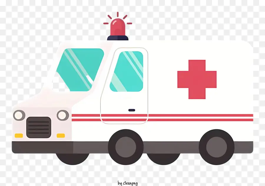 Voiture D'ambulance De Dessin Animé，Ambulance PNG