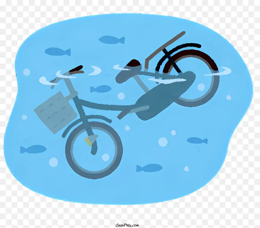 Clipart，Vélo Sous L'eau PNG