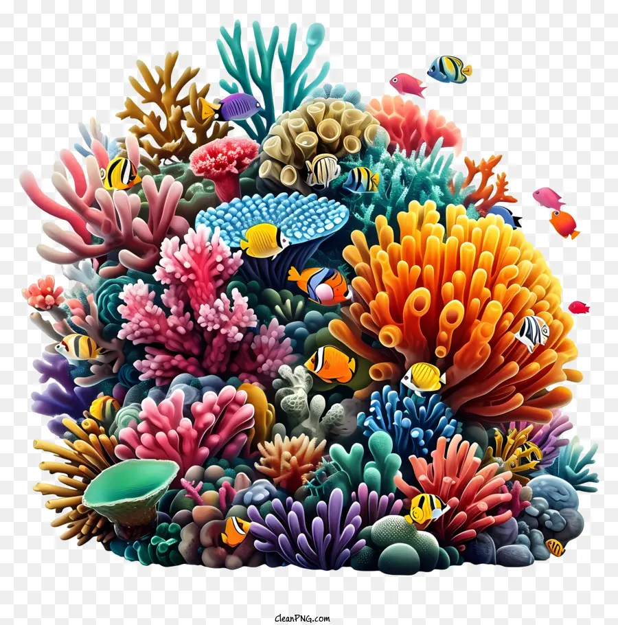Emoji De Récif Corallien，Espèces De Corail PNG