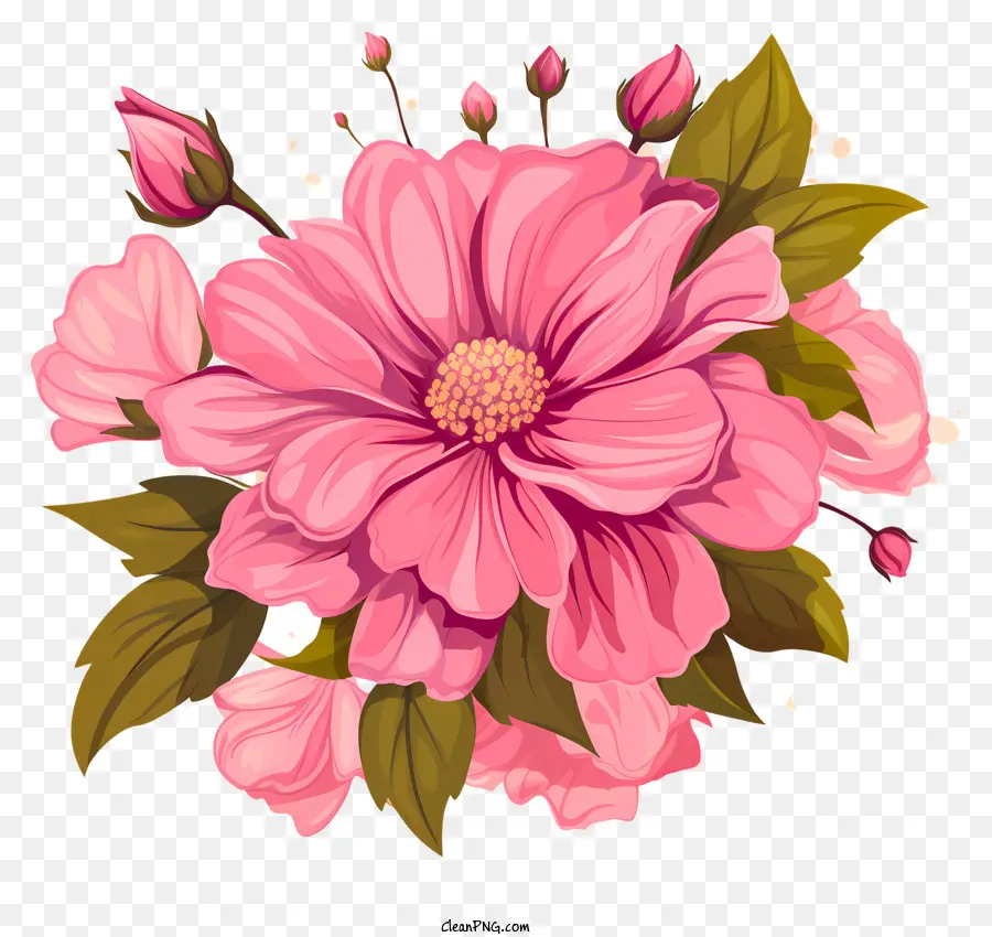 Fleur Rose De Style Sketch，Fleur Rose PNG