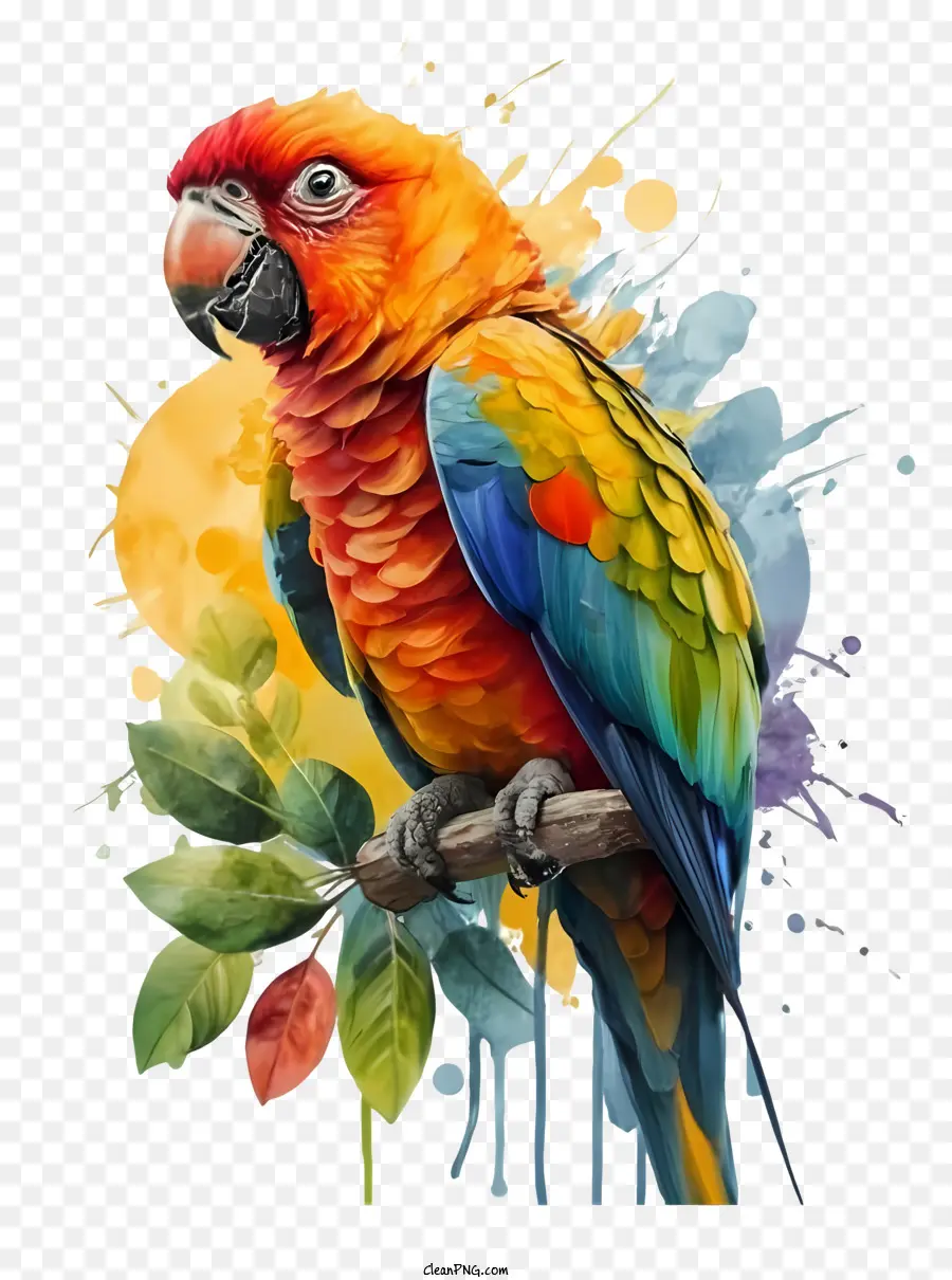 Oiseau Perroquet，Coloré Parrot PNG