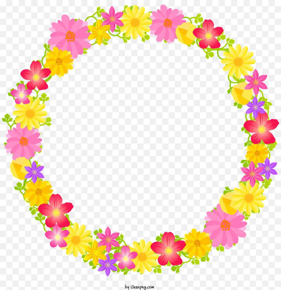 Couronne De Fleurs，Arrangement Floral PNG