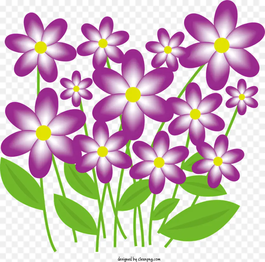 Fleurs Pourpres，Bouquet PNG