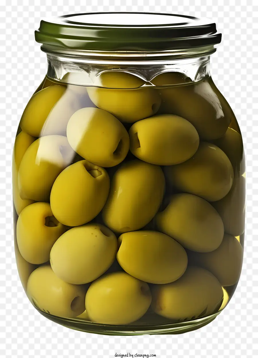 Olives Vertes Plates En Pot，Pot D'olives PNG