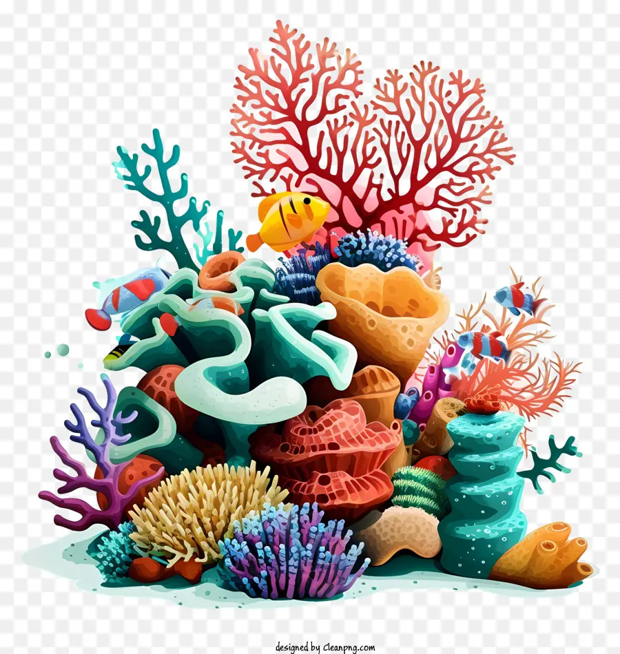 Récif Corallien Coloré，Le Récif De Corail PNG