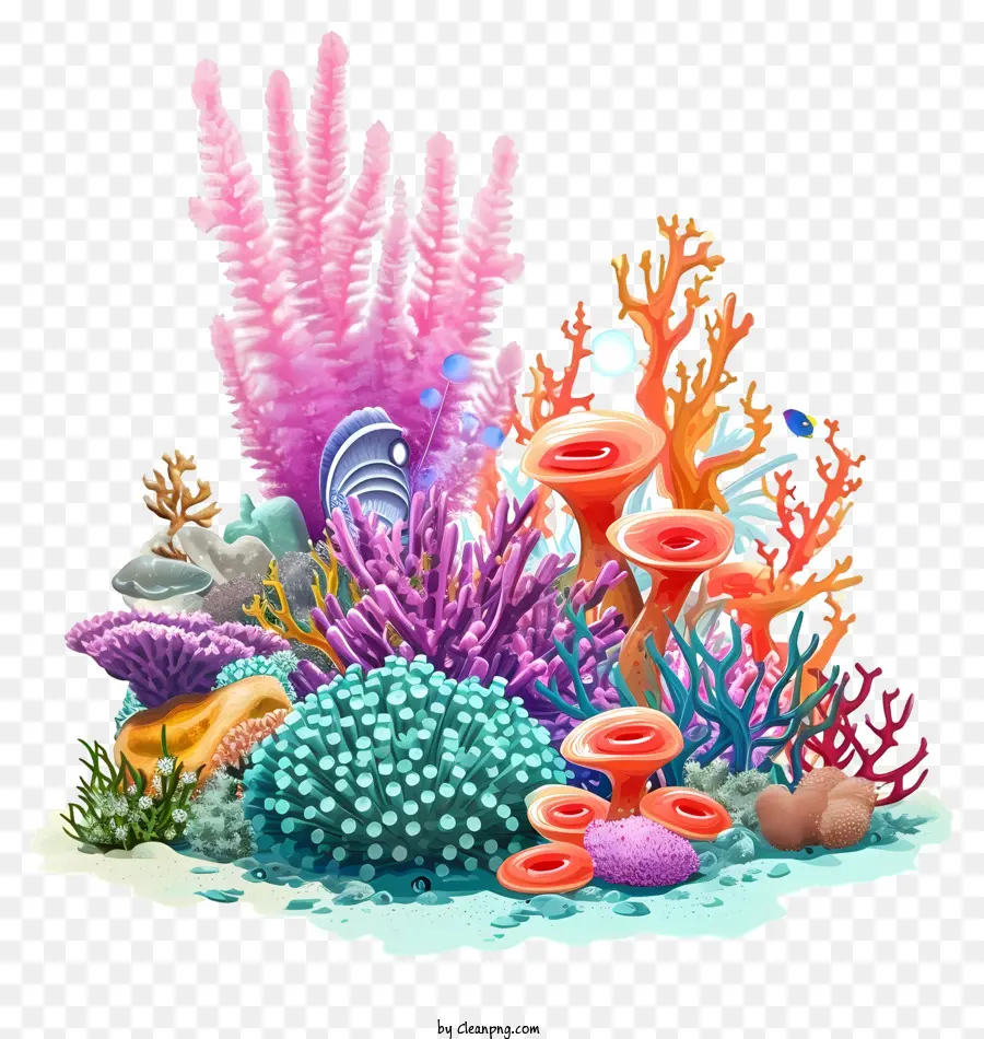 Récif Corallien Pastel，Le Récif De Corail PNG