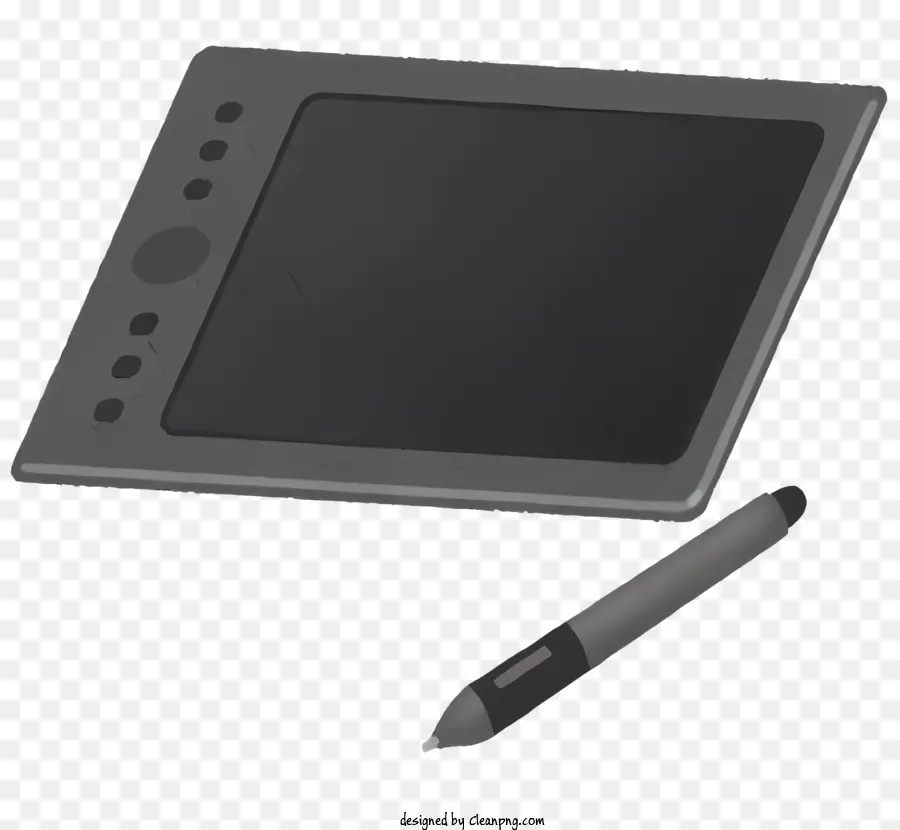 Le Dessin De La Tablette，Cadre Noir PNG