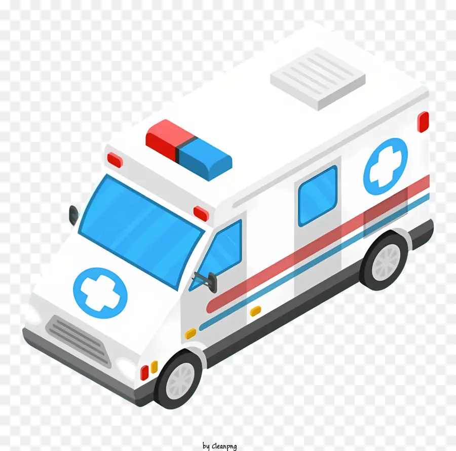 Bande Dessinée De Voiture D'ambulance，Mots Clés PNG