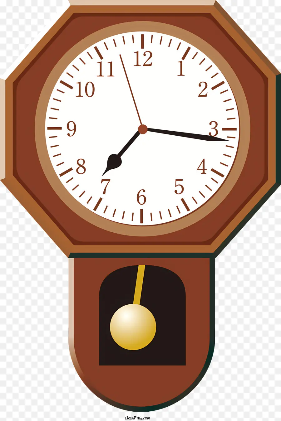 Horloge Murale，Horloge En Bois PNG