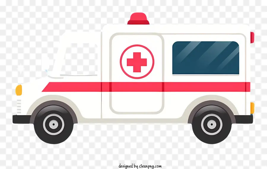 Voiture D'ambulance De Dessin Animé，Ambulance PNG