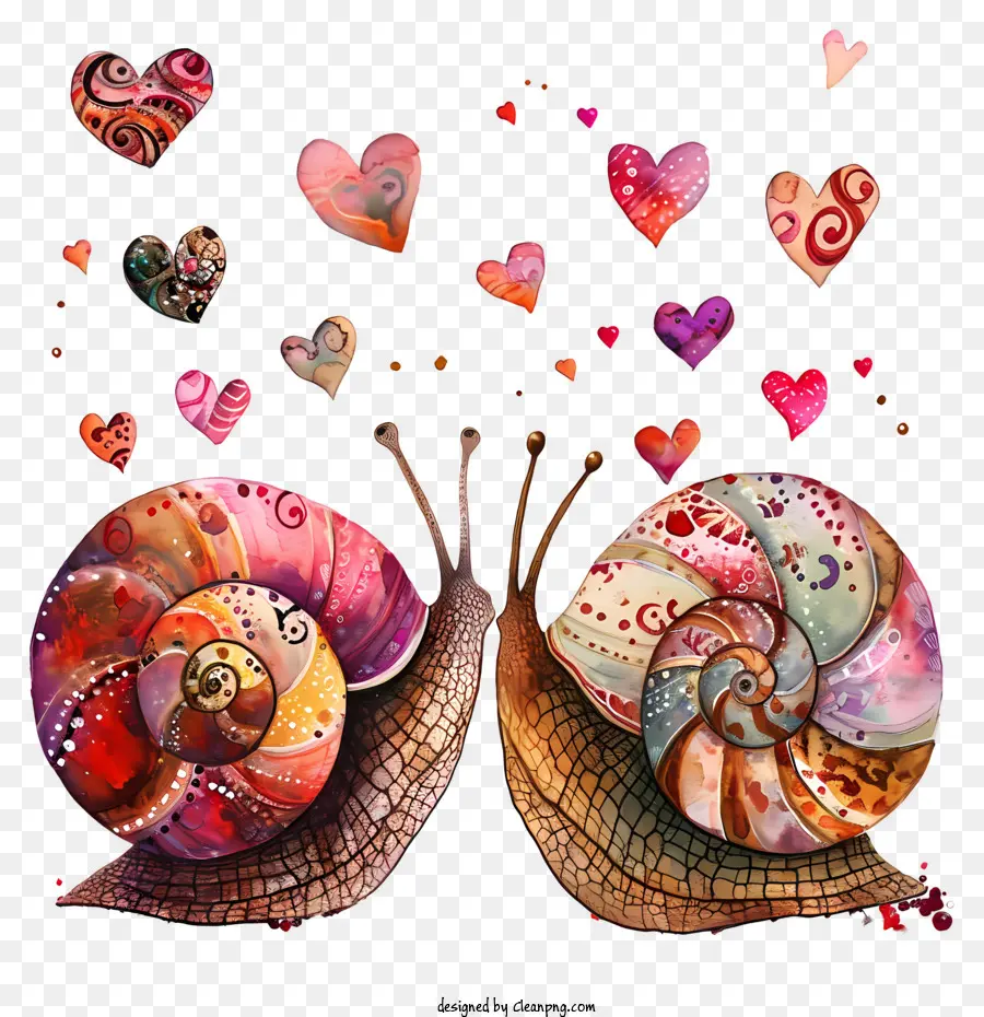 Escargots De La Saint Valentin，Les Escargots PNG