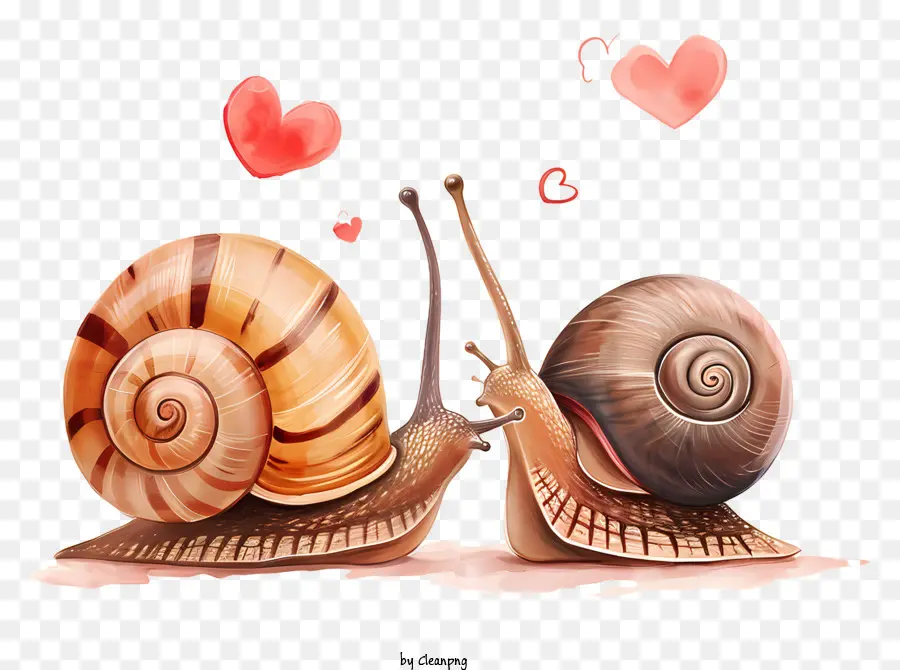 Escargots De La Saint Valentin，Escargots PNG