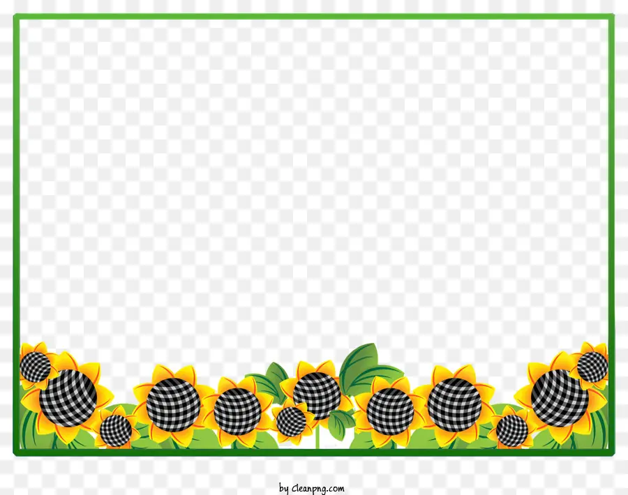 Cadre Tournesol，Tournesols PNG