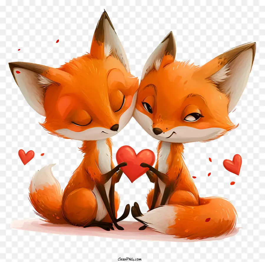 Valentine Fox，Les Renards PNG