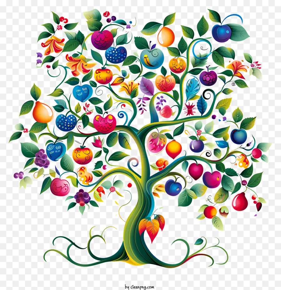 Les Fruits De L'arbre，Légumes Arbre PNG