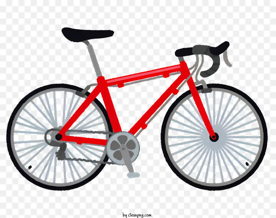 Vélo，Bicyclette Rouge PNG