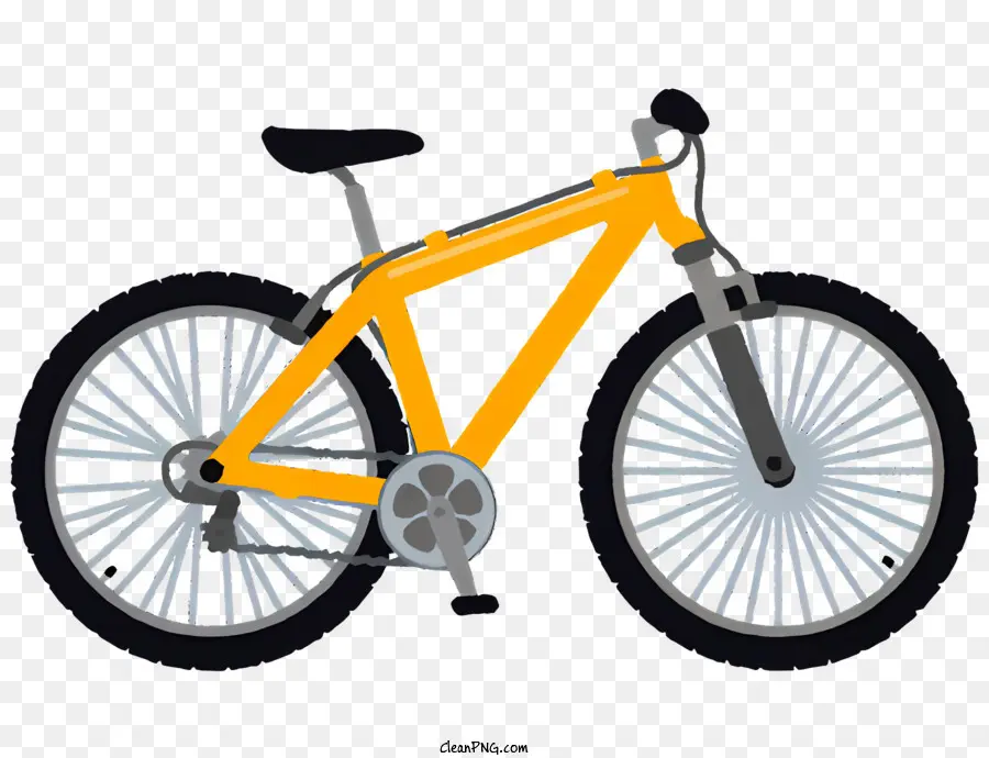 Vélo，Orange PNG